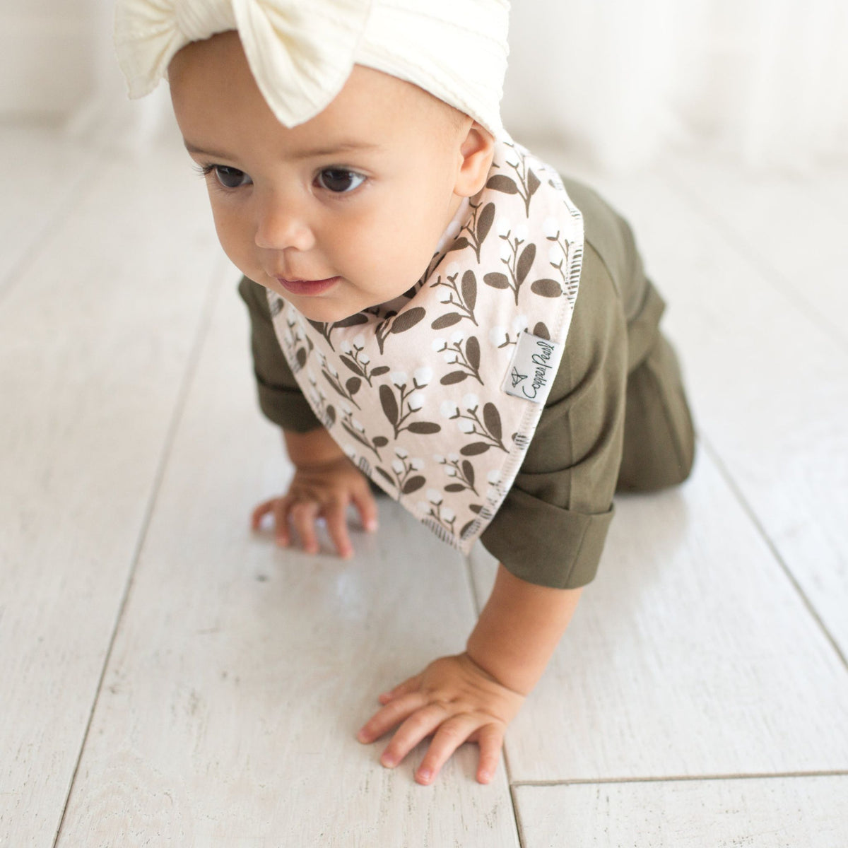 Baby Bandana Bibs - Olive