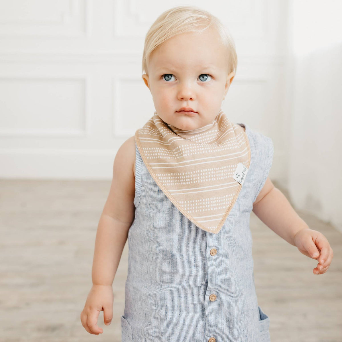 Baby Bandana Bibs - Peanut