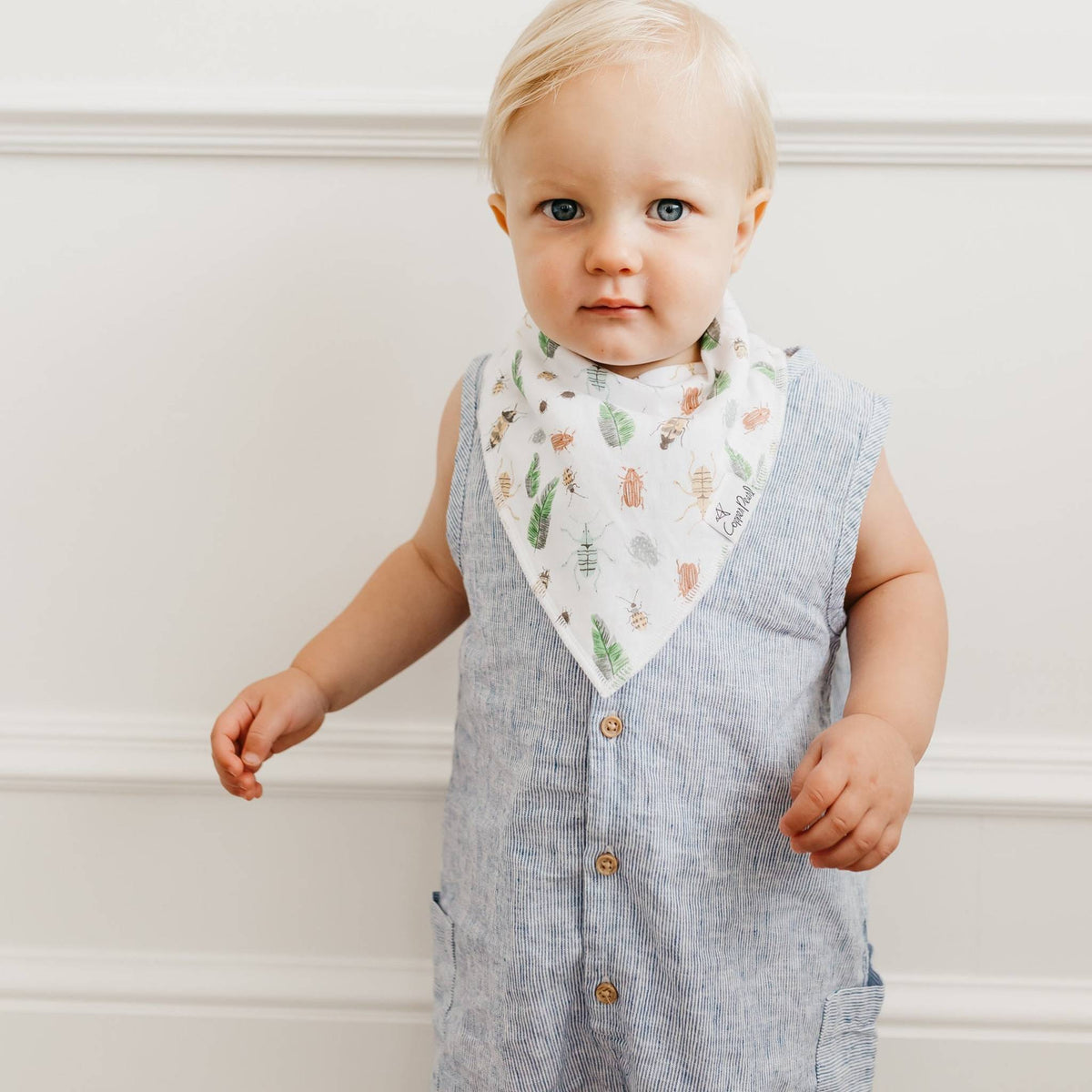 Baby Bandana Bibs - Peanut