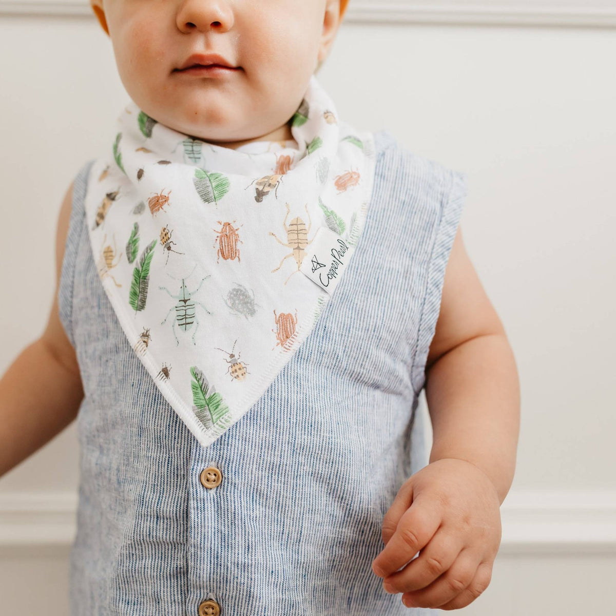 Baby Bandana Bibs - Peanut