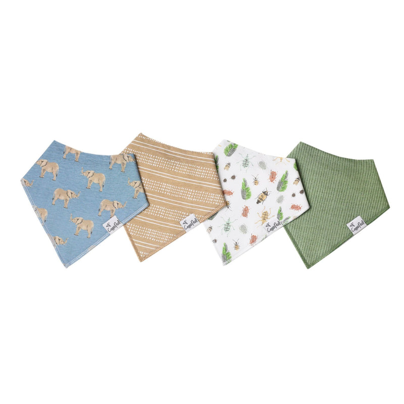 Baby Bandana Bibs - Peanut