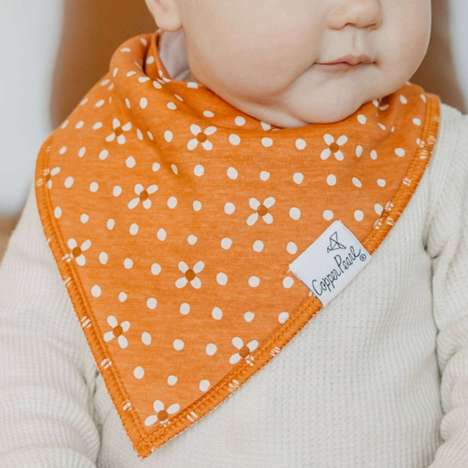 Copper Pearl Bandana Bibs