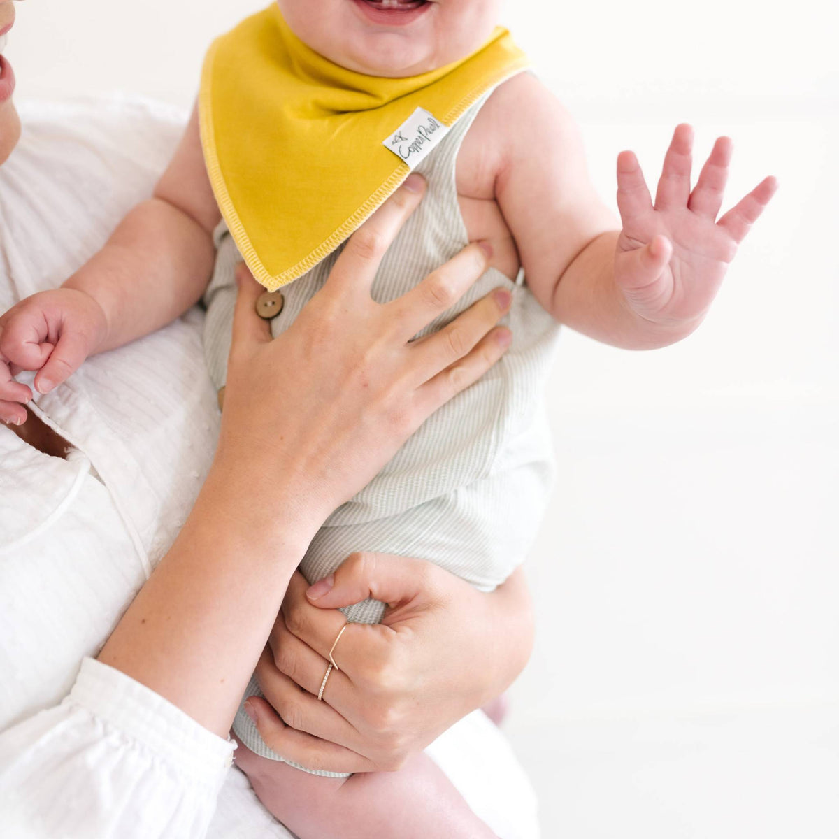 Baby Bandana Bibs - Stone