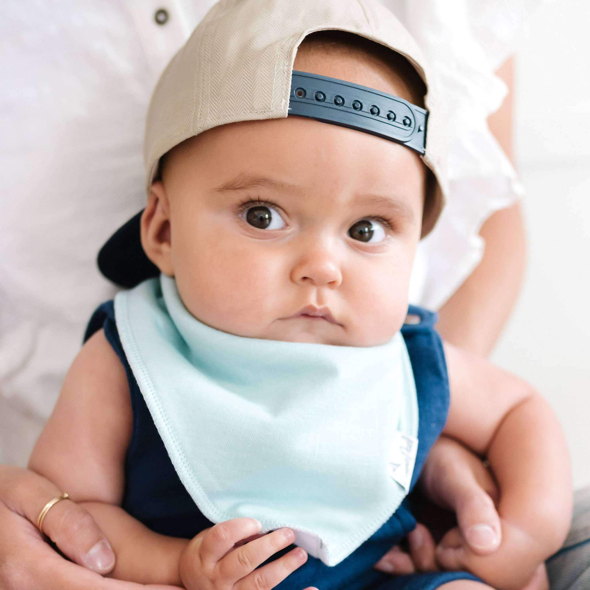 Baby Bandana Bibs - Stone