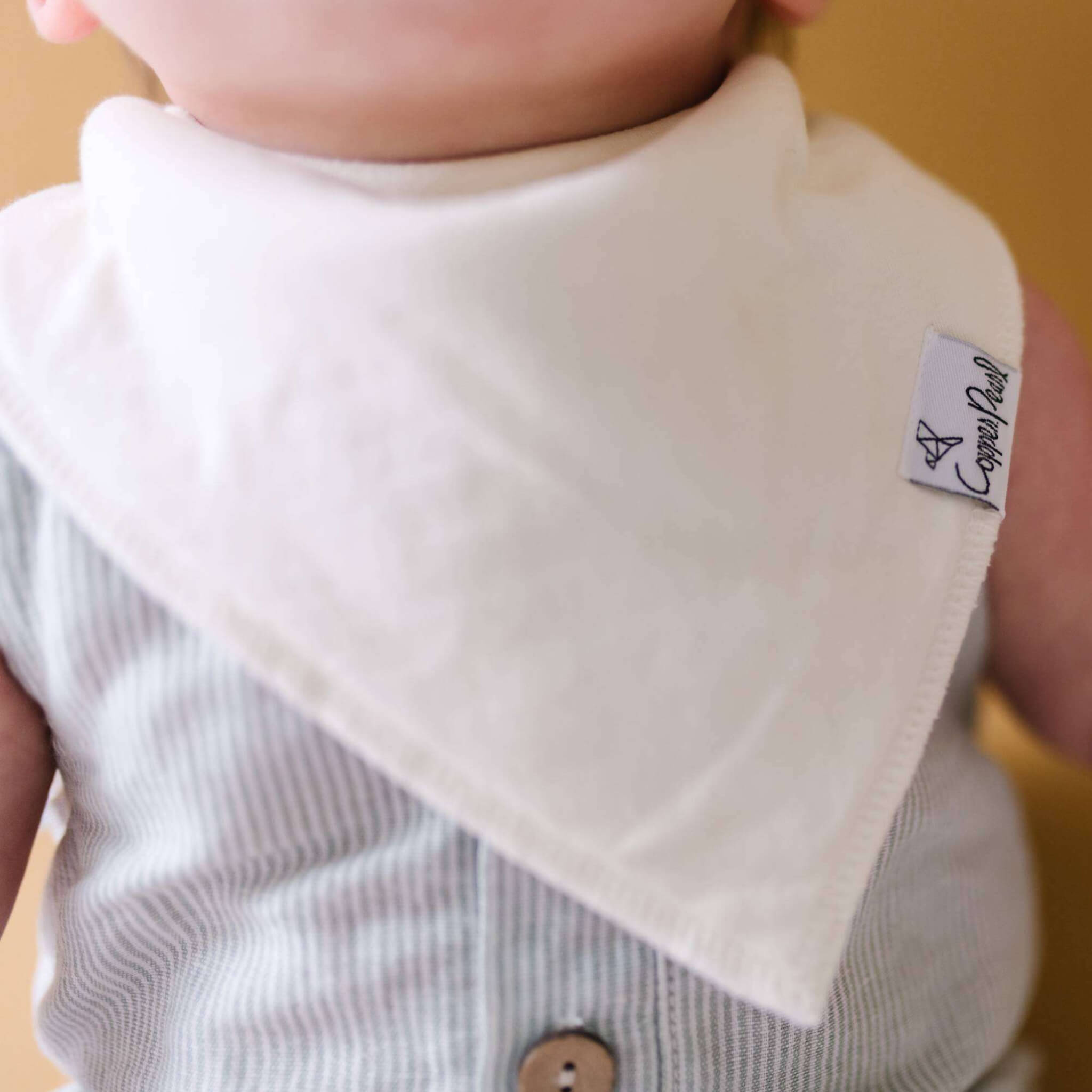 Baby Bandana Bibs - Stone