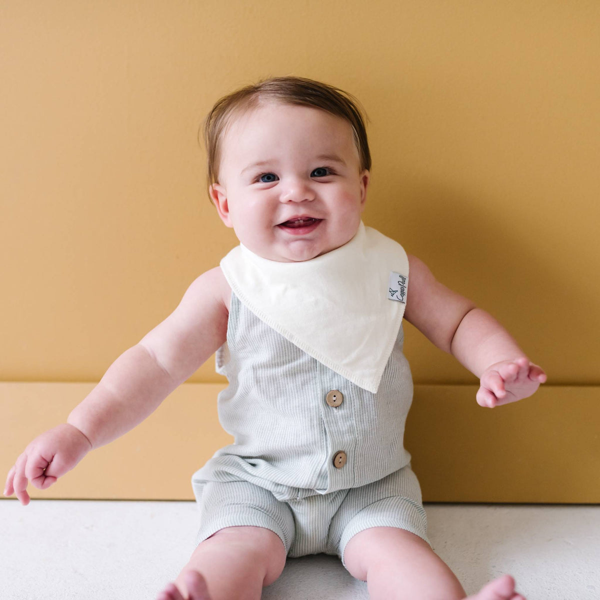 Baby Bandana Bibs - Stone