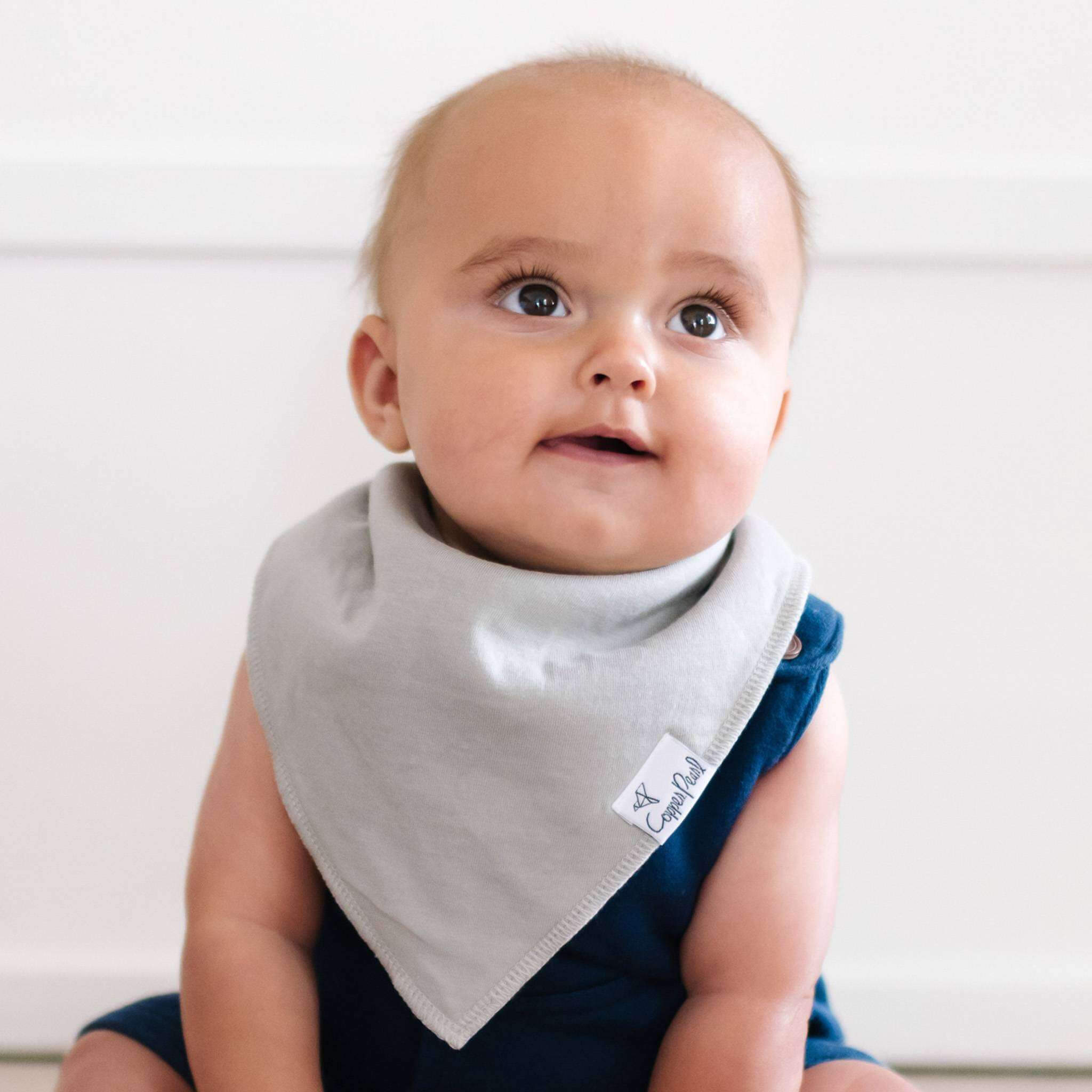 Baby Bandana Bibs - Stone