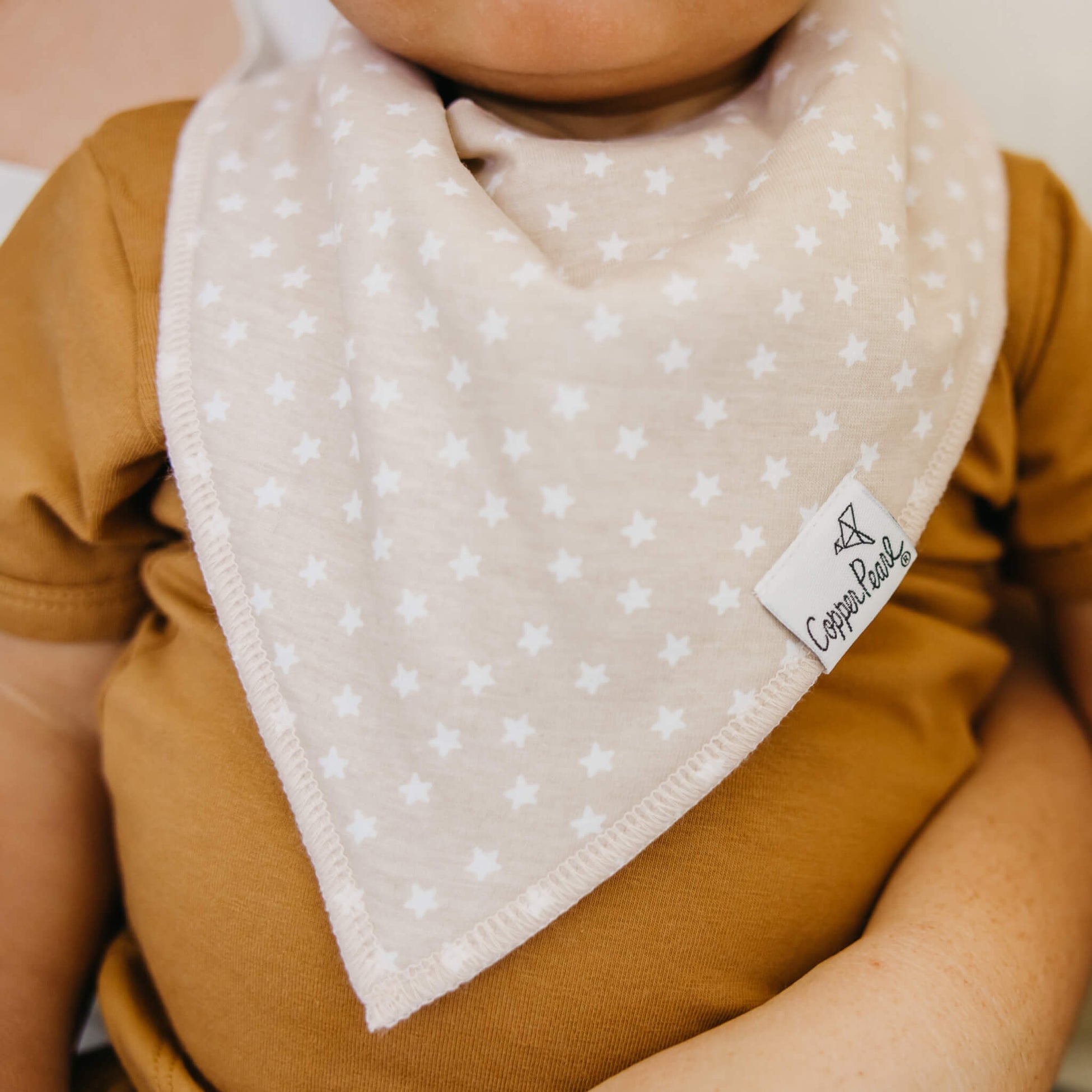 Copper Pearl Bandana Bibs