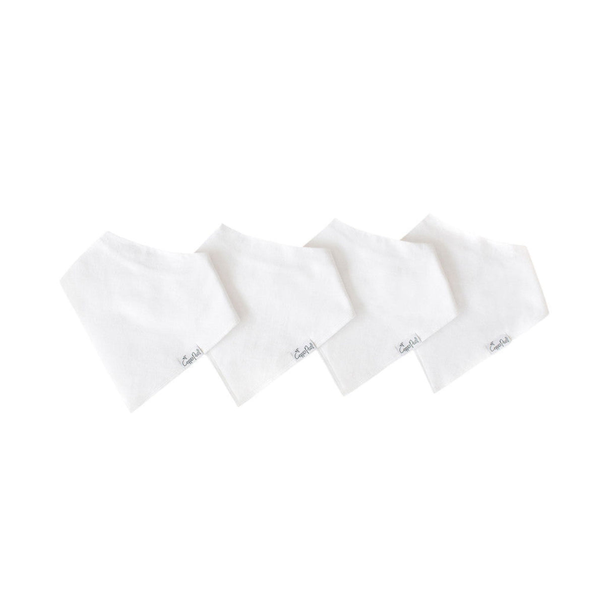 Baby Bandana Bibs - White Basics