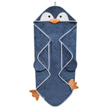 Character Bamboo Hooded Towel - Pebbles