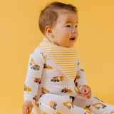 4 Pack Baby Bandana Bibs - Dozer