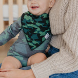 4 Pack Baby Bandana Bibs - Hunter