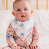 4 Pack Baby Bandana Bibs - Penelope