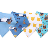 4 Pack Baby Bandana Bibs - Policemen