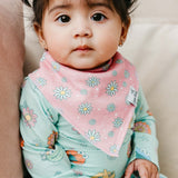 4 Pack Baby Bandana Bibs - Sesame Street Retro Floral