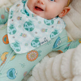 4 Pack Baby Bandana Bibs - Sesame Street Retro Floral