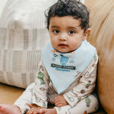 4 Pack Baby Bandana Bibs - Sesame Street Varsity Friends