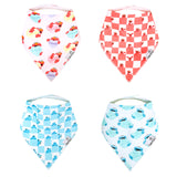 Baby Bandana Bibs - Elmo Heart Candies