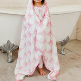 Premium Big Kid Hooded Towel - Bow My Gosh