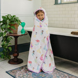 Premium Big Kid Hooded Towel - Disney Princess