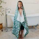 Premium Big Kid Hooded Towel - Kick Off