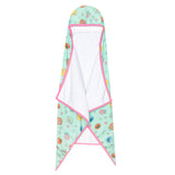 Premium Big Kid Hooded Towel - Sesame Street Retro Floral