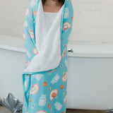 Premium Big Kid Hooded Towel - Slam Dunk