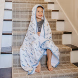 Premium Big Kid Hooded Towel - Speedster