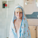 Premium Big Kid Hooded Towel - Tanner