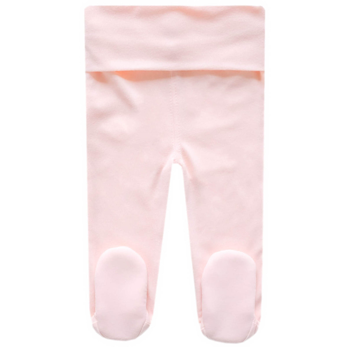 Footed Baby Pants- Blush