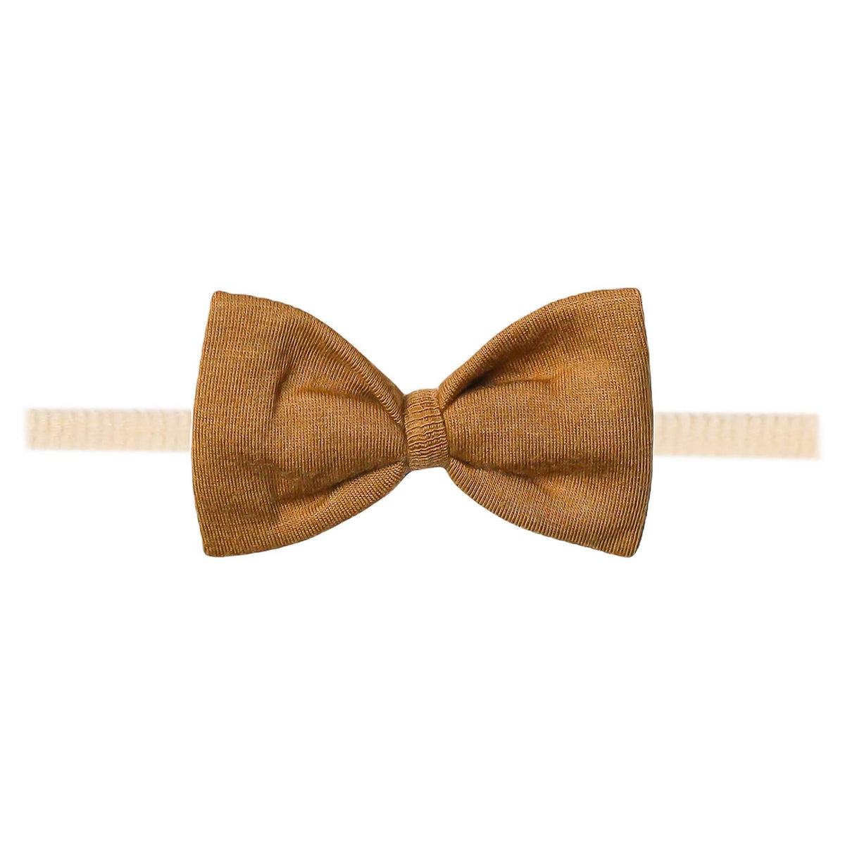 Bowtie Nylon Bow - Camel