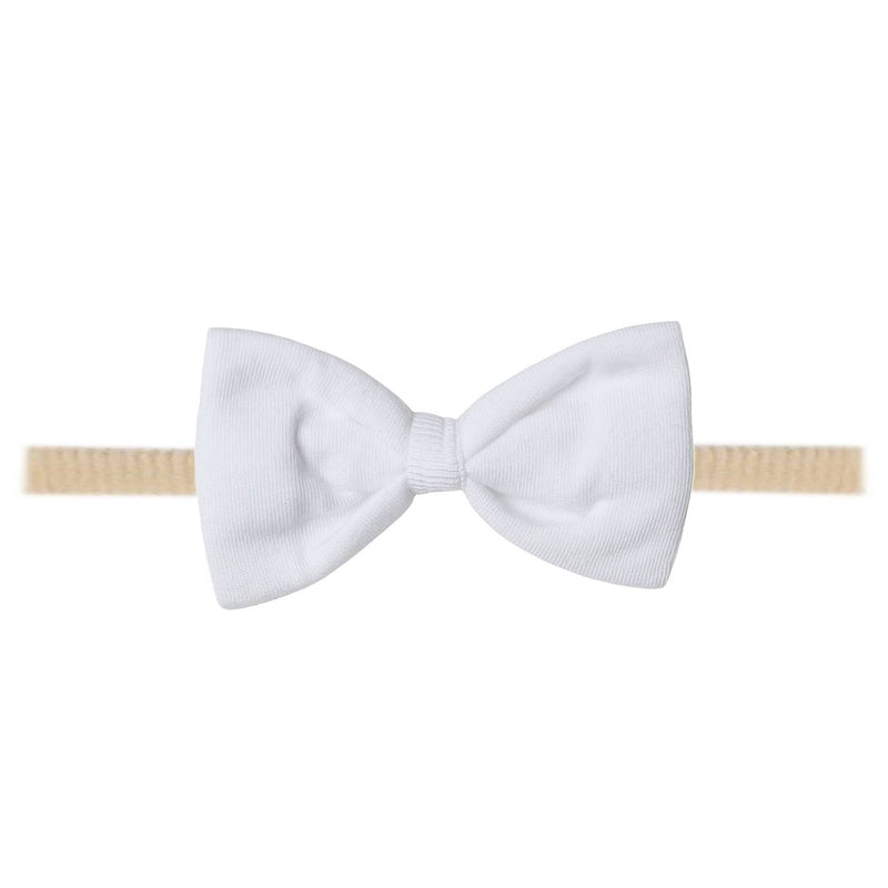 Bowtie Nylon Bow - Dove