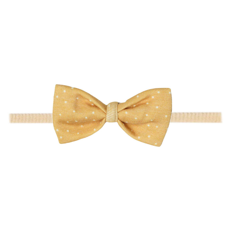 Bowtie Nylon Bow - Marigold