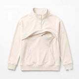 Women's Breastfeeding Sweatshirt - Blanc