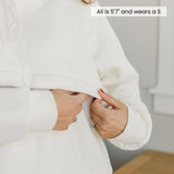 Women's Breastfeeding Sweatshirt - Blanc