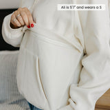 Women's Breastfeeding Sweatshirt - Blanc