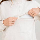Women's Breastfeeding Sweatshirt - Blanc
