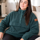Women's Breastfeeding Fleece - Mosswood