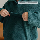 Women's Breastfeeding Fleece - Mosswood