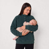 Women's Breastfeeding Fleece - Mosswood