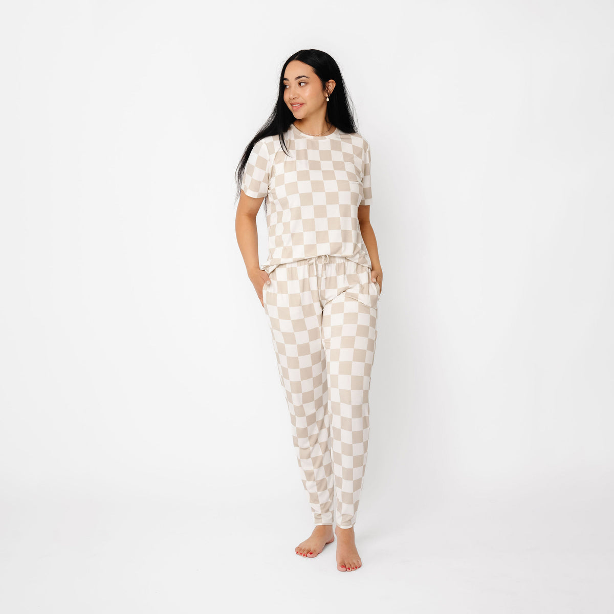 Women's Fitted Pajama Set- Brooks