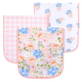 3 Pack Premium Burp Cloths - Penelope