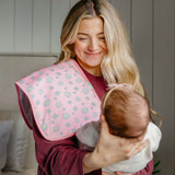 3 Pack Premium Burp Cloths - Sesame Street Retro Floral