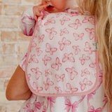 3 Pack Premium Burp Cloths - Bow My Gosh