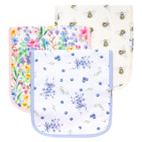 3 Pack Premium Burp Cloths - Catherine