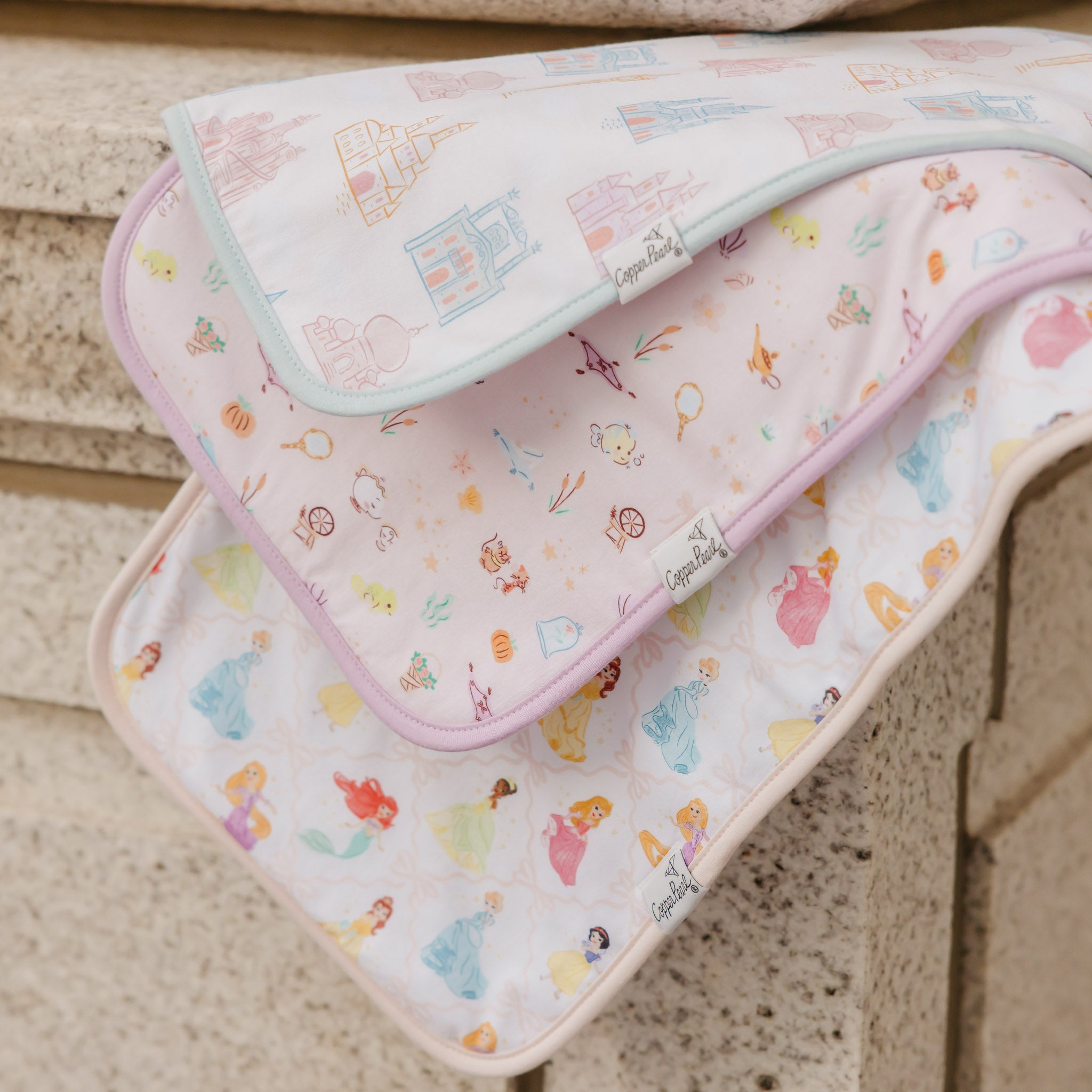 Done by Deer Burp Cloth 3 pack Lalee Done by Deer Burp Cloth 3 pack Lalee
