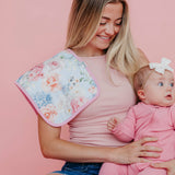 3 Pack Premium Burp Cloths - Genevieve