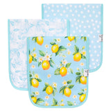 3 Pack Premium Burp Cloths - Melody