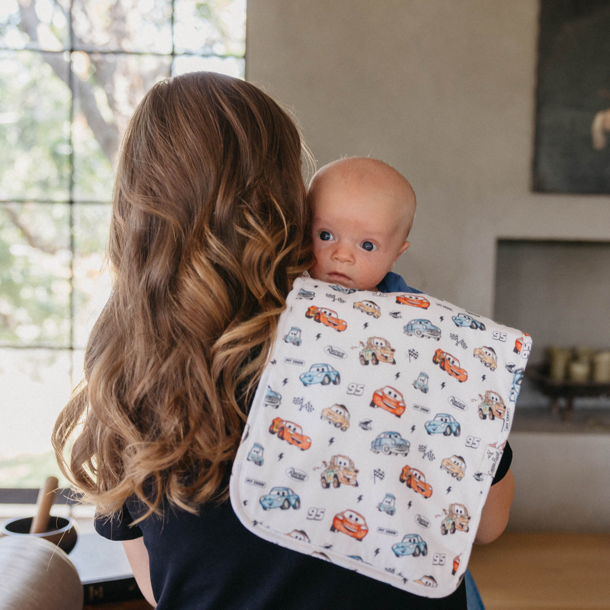 Car Burping 3 Pack Premium Burp Cloths - Disney Pixar Cars – Copper Pearl