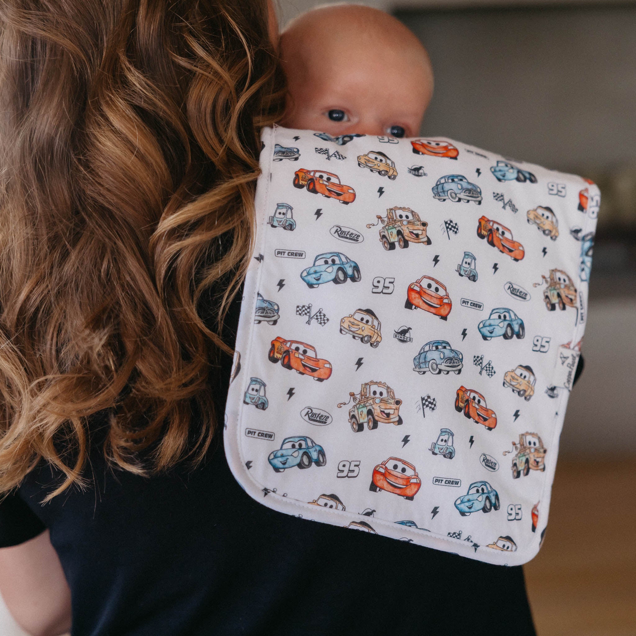 Burp Cloths Pixar Cars